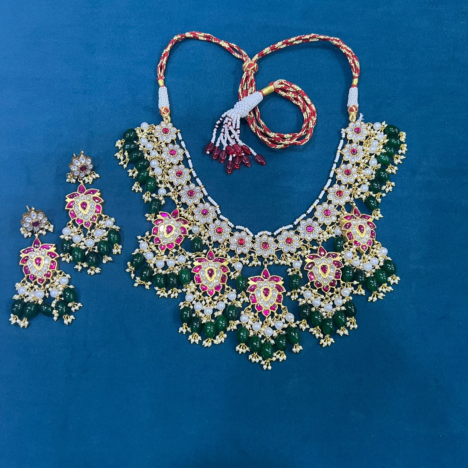 SILVER  KUNDAN JEWELLERY